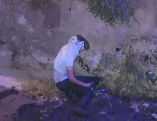 Polisten kaçarken çaya düştü