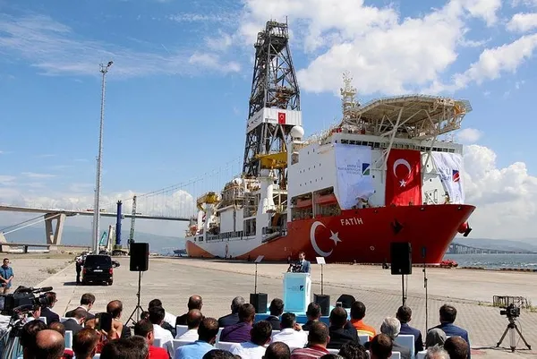 Berat Albayrak, ilk yerli sondaj gemisi Fatih'i Akdeniz'e Uğurlama Töreni'nde konuştu-3