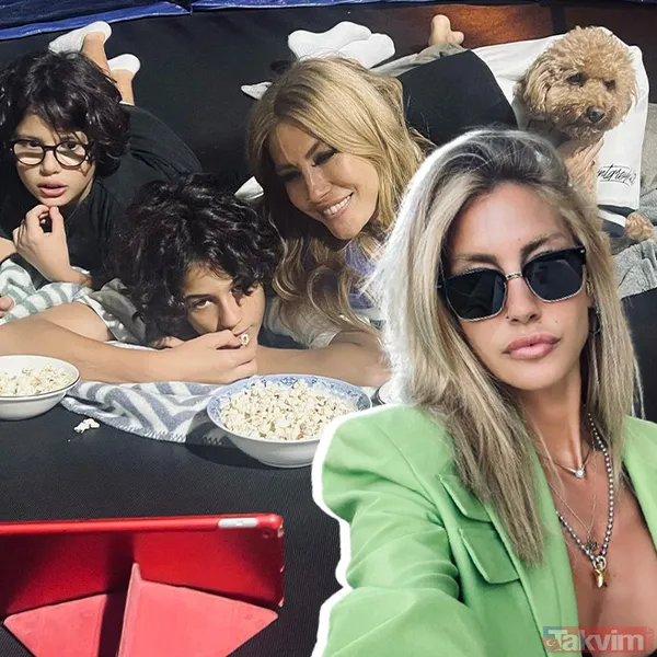 8 yıl sonra aşkı bulan Çağla Şıkel'den bir ilk! Sevgilisi Nail Gönenli ile 2 oğlu aynı karede: Aileye girdi! Emre Altuğ’la 7 yıl evli kalmıştı... - 1