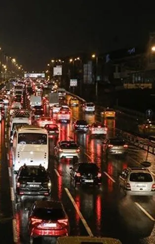 Son dakika: İstanbul'da trafik yoğunluğu!