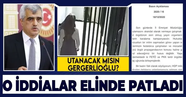 HDP’li Ömer Faruk Gergerlioğlu’nun ’çıplak arama’ yalanı elinde patladı! İşte o görüntüler