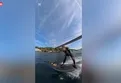 Çağla Şıkel'den Boğaz’da jet sörf keyfi