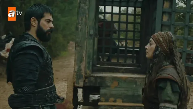 Kuruluş Osman 34. bölümde geceye damga vuran sahne! “Osman Bey Targun Hatun'u kurtarıyor”