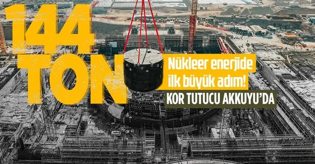 Akkuyu NGS’nin 3. ünitesine ait kor tutucu santral sahasına ulaştı: 144 tonluk ilk büyük ekipman!