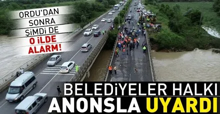 Son dakika: Ordu'dan sonra Giresun için alarm verildi! Belediyeler halkı anonsla uyardı