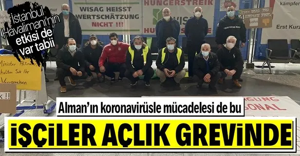 SON DAKİKA: Frankfurt Havalimanı’nda kriz! İşten çıkarılan 5 işçi açlık grevine başladı