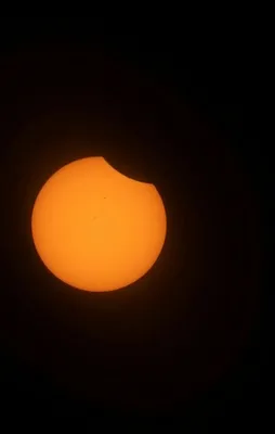 Güneş tutulması gerçekleşti