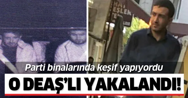 Parti binalarında keşif yapan ve çiftlikte korunan DEAŞ'lı Emrullah A. kıskıvrak yakalandı!