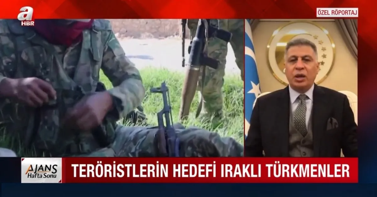 Irak Türkmen Cephesi Başkanı Erşat Salihi PKK'nın Kerkük'teki kirli planını A Haber'de deşifre etti!