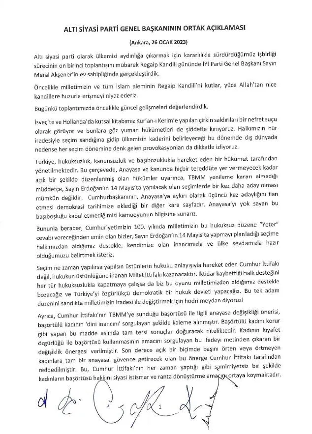 6'lı masada aday yok mızıkçılık var! Kendi aralarındaki krizi perdelemek için Başkan Erdoğan'ın adaylığını hedef aldılar-3