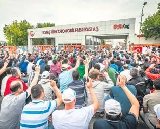 Grev çalışanı yaktı