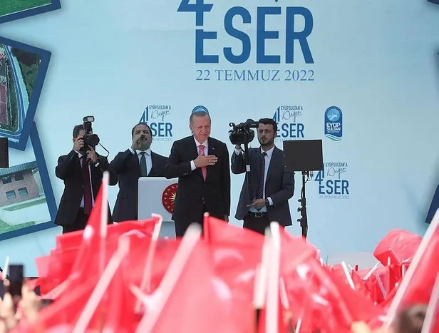 Başkan Erdoğan'dan İstanbul Eyüpsultan'da 41 eserin açılışında önemli açıklamalar-3