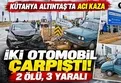 Kütahya'da acı kaza: 2 kişi hayatını kaybetti, 3 kişi yaralandı | Kaza anına ilişkin görüntüler