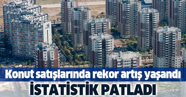 Türkiye'deki konut satışlarında büyük artış