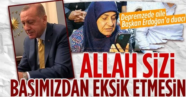 Başkan Erdoğan, Elazığlı depremzede aileyle telefonda görüştü: Allah sizi başımızdan eksik etmesin, hayırlı uzun ömürler versin