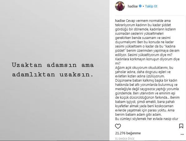 Hadise'den Serhat Akın'a çok sert yanıt!-7