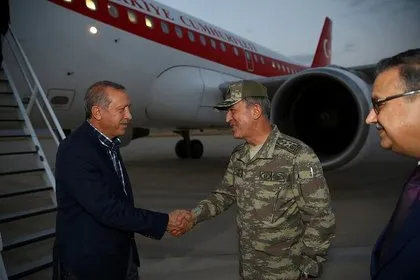 Erdoğan Silopi’de askerlerle birlikte iftar yaptı