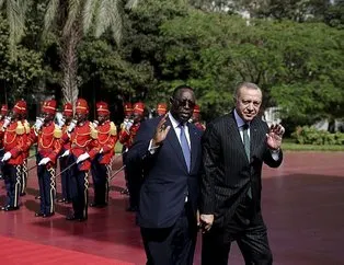 Başkan Erdoğan, Senegal’de resmi törenle karşılandı