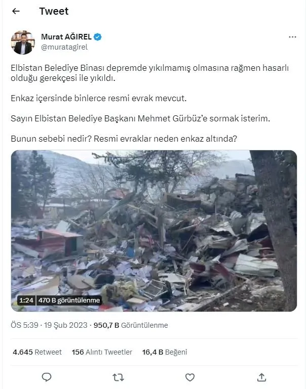 CHP yandaşı Cumhuriyet yazarı Murat Ağırel yaydı, fondaşlar devam ettirdi! İşte 'Elbistan'da deliller karartıldı' yalanına karşı gerçekler-2