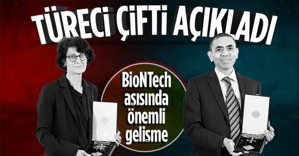 BioNTech’in kurucuları Uğur Şahin ve Özlem Türeci açıkladı! Aşının 5-11 yaş grubu için izin istenecek