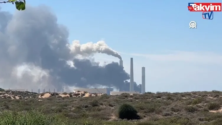 Gazze'den atılan roketlerden bazıları kentteki sanayi bölgesine isabet etti!