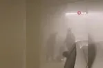 Vadi İstanbul AVM’nin otoparkında yangın paniği!
