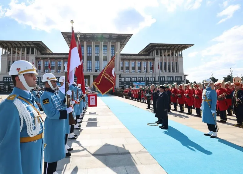 Başkan Erdoğan, Endonezya Cumhurbaşkanı Prabowo Subianto’yu resmi törenle karşıladı