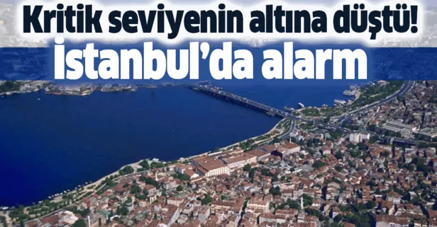İstanbul’da su alarmı! Kritik seviyenin altına düştü
