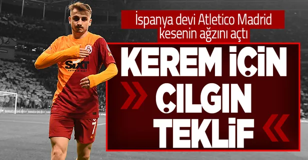 Kerem Aktürkoğlu'na Atletico Madrid'den çılgın teklif! 14 milyon Euro'yu gözden çıkardılar