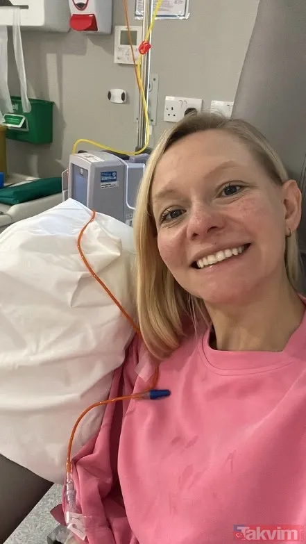 35 yaşındaki Alice Norris hamilelikten sandığı belirtilerin bağırsak kanseri olduğunu öğrendi - 3