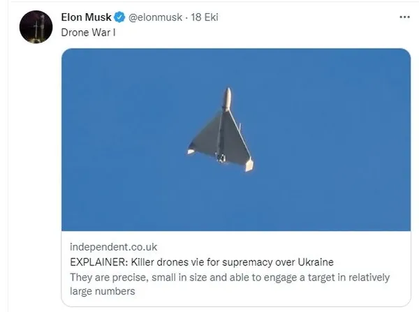 Elon Musk'tan sosyal medyayı sallayan SİHA açıklaması!-4