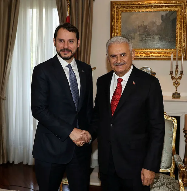 TBMM Başkanı Yıldırım, Bakan Albayrak'ı kabul etti-1