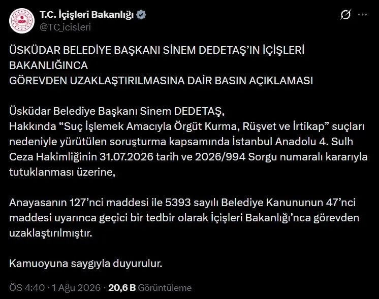 tutuklanan-chpli-sinem-dedetas-uskudar-belediye-baskanligi-gorevinden-uzaklastirildi-1785595277530.jpeg Tutuklanan CHP'li Sinem Dedetaş Üsküdar Belediye Başkanlığı görevinden uzaklaştırıldı-2