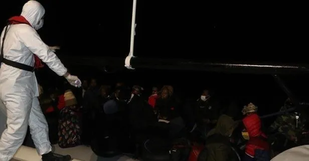 SON DAKİKA: Türk kara sularına itilen 39 düzensiz göçmen Balıkesir’de kurtarıldı