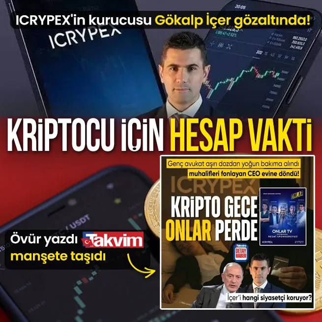ICRYPEXin kurucusu Gökalp İçer gözaltına alındı
