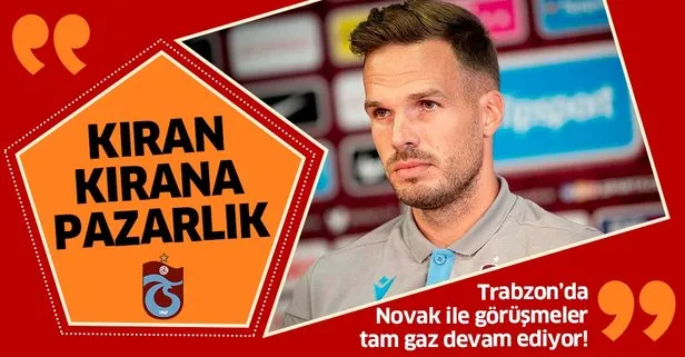 Trabzonspor’da Novak ile yeni sözleşme görüşmeleri tam gaz sürüyor