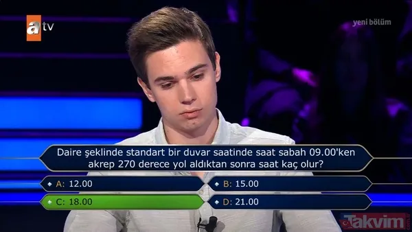 Kim Milyoner Olmak İster'de Fenerbahçe sorusu! Tuttuğu takımın rengini bilemedi veda etti! Kenan İmirzalıoğlu: 'Galatasaray mı sandın?' - 27