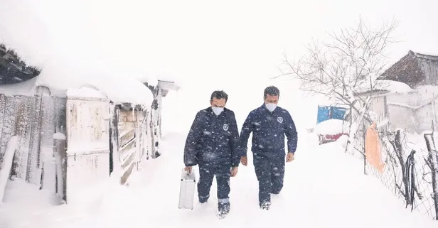 Evde Hasta Bakım Merkezi ağır kış şartlarına rağmen hizmetlerini aksatmadan sürdürüyor