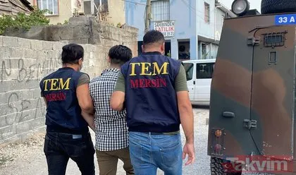 Terör örgütü PKK’ya şafak baskını! Mersin’de gözaltına alındılar