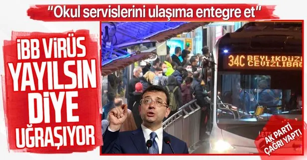 AK Partili Mehmet Tevfik Göksu’dan CHP’li İBB’ye ’toplu taşıma’ tepkisi: Virüs sürecinde hiçbir hamle yapmadınız