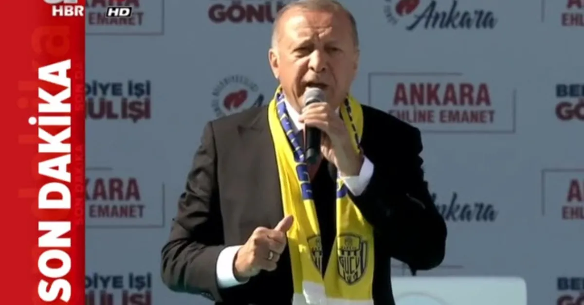 Başkan Erdoğan'dan Mansur Yavaş'a sert tepki