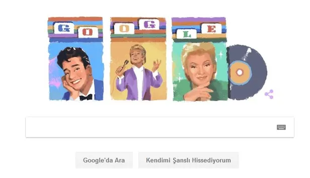 Zeki Müren şarkıları ile anılıyor! Google'dan Zeki Müren'in doğum gününe özel Doodle-1