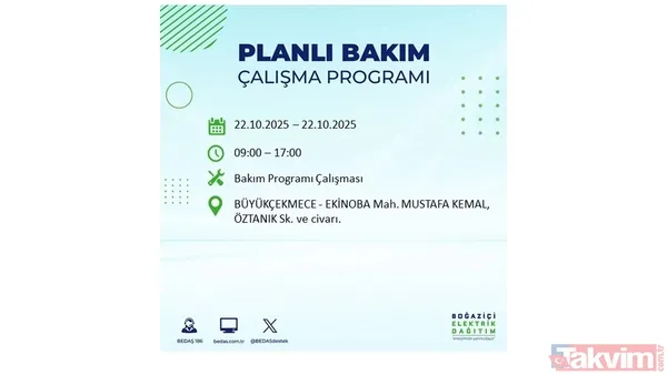 İstanbul elektrik kesintisi: 23 ilçe için saat verildi! BEDAŞ duyurdu - 24