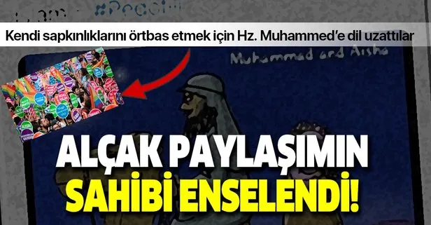 Hz. Muhammed’e çirkin bir karikatürle hakaret eden Türkiye LGBTİ Birliği adlı sitenin sorumlusu M.C.S. gözaltına alındı