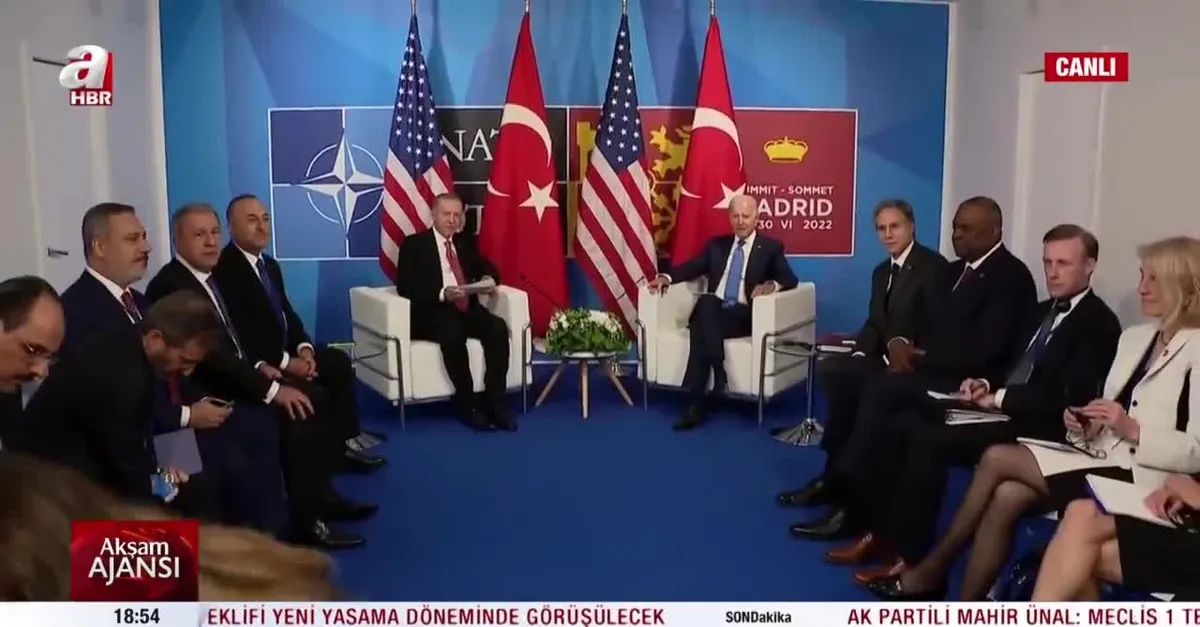 Başkan Erdoğan-Biden görüşmesi başladı