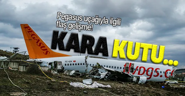 Sabiha Gökçen'de düşen Pegasus uçağı hakkında flaş gelişme! Kara kutusunu Almanya inceleyecek!