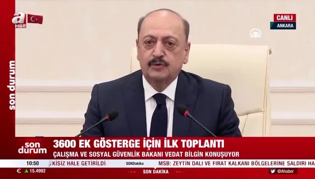 3600 ek gösterge ne zaman çıkacak? Bakan Bilgin'den önemli açıklamalar