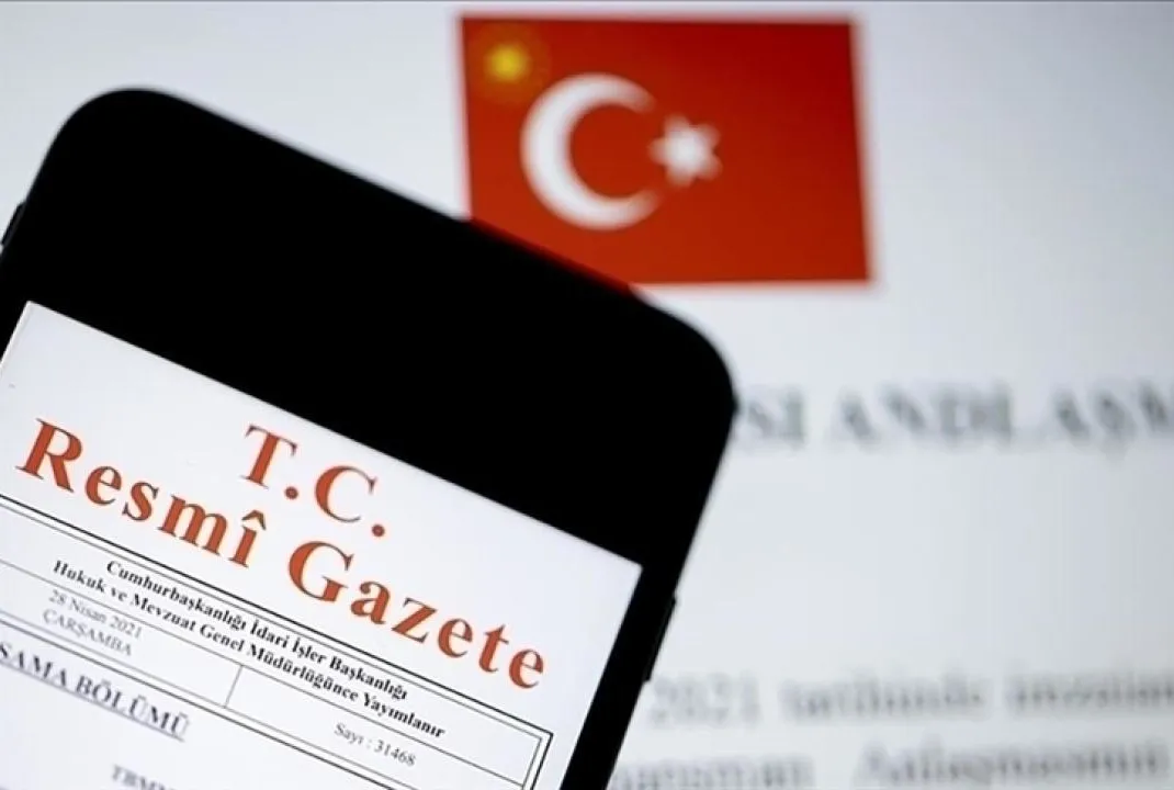 Resmi Gazete’de yayımlandı!