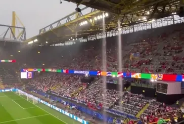 Dortmund'da yağmur şiddetini arttırdı!