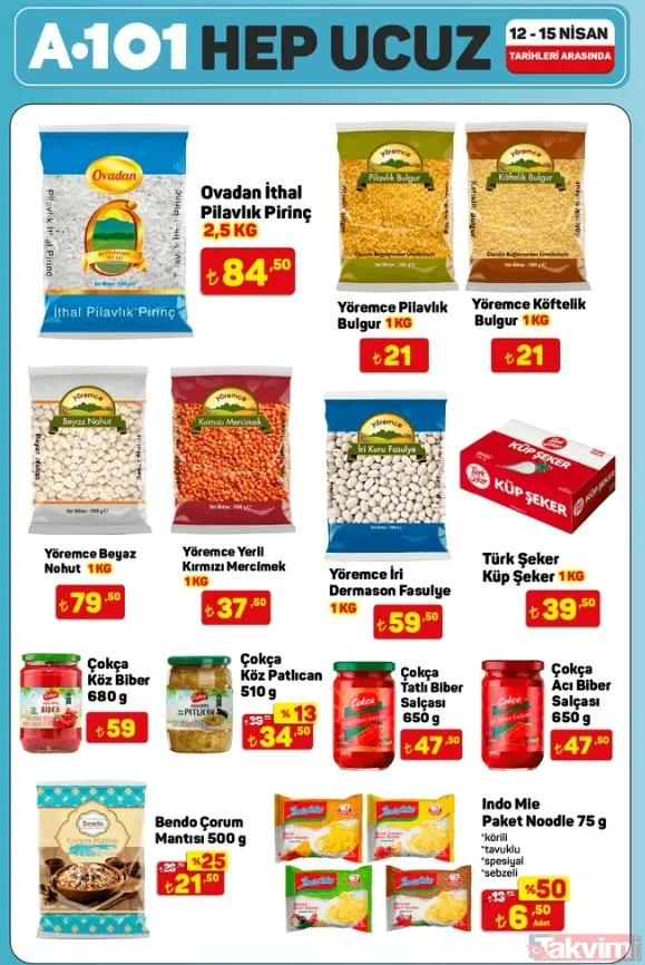 Şarjlı kahve & baharat öğütücü geliyor: A101 Market 17 Nisan aktüel kataloğu! - 22